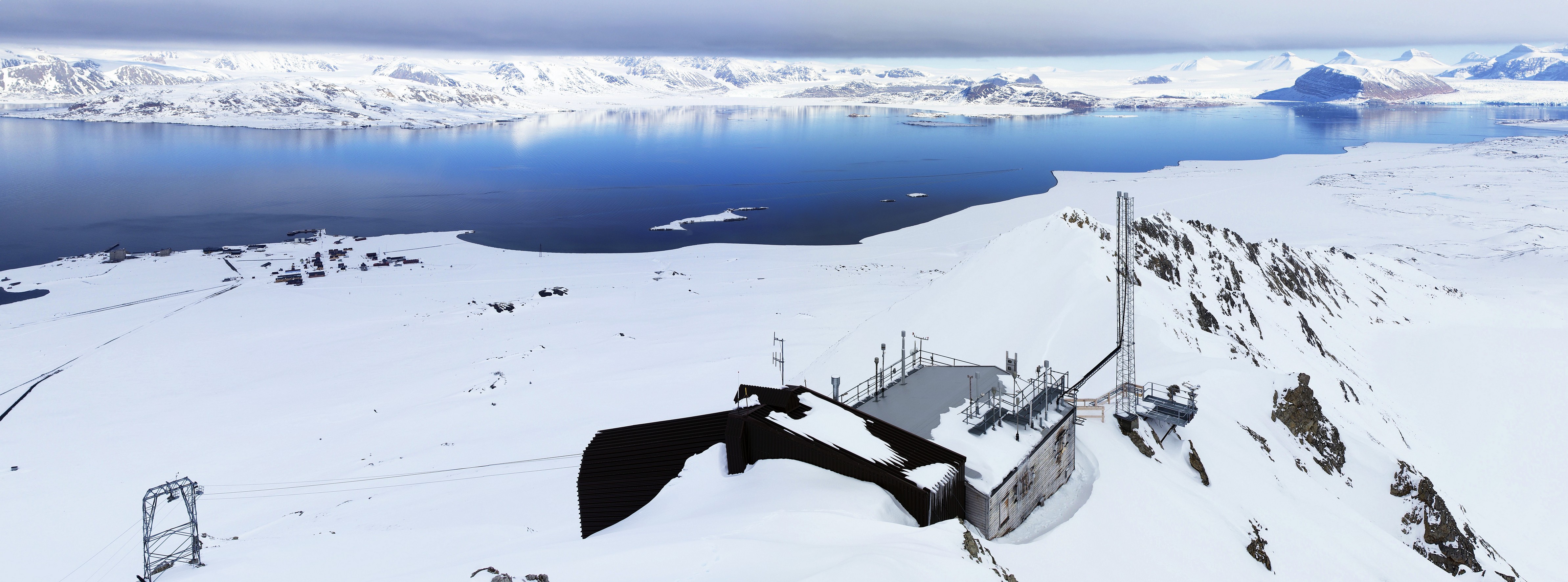 Zeppelin atmospheric station in Svalbard