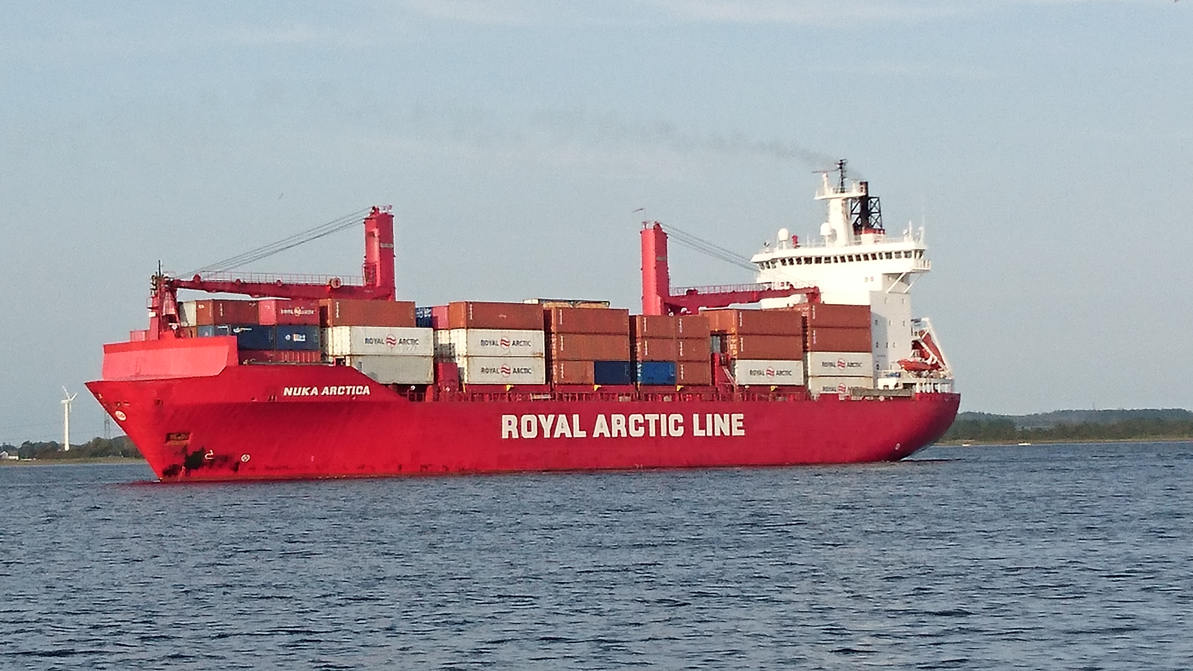 Nuka Arctica arriving in Aalborg